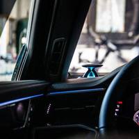 Tweeter Pengangkat Suara dengan Lampu Ambient untuk Audi A4 A5 A6L A7 Q5 Q7 Q8 C7 C8 Upgrade Klakson Treble Interior Mobil