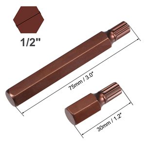 Ifixpro 15 Mảnh 1/2-Inch Ổ Đĩa Vuông T20-T55 Torx Ổ Cắm Bit Set 10Mm Hex Shank S2 Thép Tay Hoạt Động OEM Tự Động Sửa Chữa Kit - Product Image 3