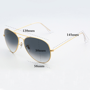 <span class=keywords><strong>3025</strong></span>航空サングラス偏光男性女性58mmパイロットガラスレンズメガネミラーoculos de sol UV400 - Product Image 3