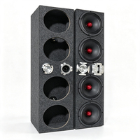 Speaker Aktif Portabel Profesional 6.5 Inch Dual Car Audio 8 Inch Tweeter Box Sistem Suara Komersial Indoor Outdoor