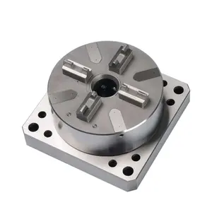 Manufacturer Customized Wood Lathe Milling Machine Service 4 Jaw Lathe Chuck CNC Machining Aluminum Metal Parts