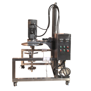 分散ディスク乳化剤付きカスタマイズされたアジテーターシャフト化学物質処理用の新しい状態のモーターベアリングとギアボックス - Product Image 1