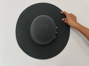 CL8293 Venta al por mayor 100% Lana australiana bloqueada Corona abierta Fieltro de lana Cuerpo de ala ancha Sombrero de vaquera Sombreros de vaquero - Product Image 6