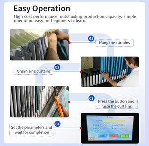 Máquina de Conformado Vertical Automática Eléctrica Controlada por Computadora para Cortinas con Fijación Térmica, con Motor Esencial EISENKO - Product Image 5