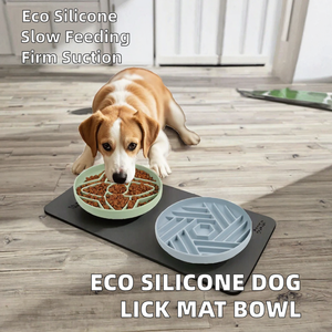 Tapis de léchage en silicone écologique pour animaux de compagnie, gamelle anti-étouffement pour chats et chiens d'intérieur - Product Image 2