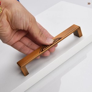 Mid-Century Style Antique Brass Furniture Pull Handles Sold in Pairs for Cabinet <strong>Door</strong> Wardrobe Kitchen Cupboard &amp; Drawer - Product Image 5