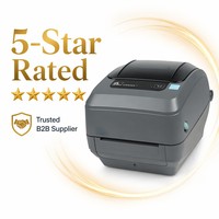 Printer Barcode Zebra GX430T-E-B 300dpi 4 inci USB, Performa Tinggi, Thermal Transfer, untuk Label POS, Waybill, Struk, Stiker, dan Stok