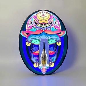 T-Worthy Ellipse Botella <span class=keywords><strong>de</strong></span> champán Presentador LED Vino Glorifier Letrero <span class=keywords><strong>de</strong></span> neón Estante <span class=keywords><strong>de</strong></span> exhibición Acrílico Servicio VIP Bar Soporte Discotecas - Product Image 2