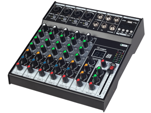 Mezclador de Audio Portátil de 4-6 Canales con Alimentación Fantasma de 48V Integrada, 16 Efectos Digitales DSP, Bluetooth, Grabación USB, Consola Mezcladora de Sonido - Product Image 4