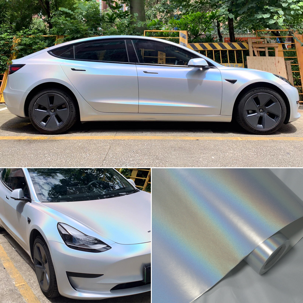 Rainbow Laser Satin White