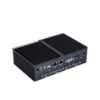 K190X diseño sin ventilador de aleación de aluminio mini PC de baja potencia para sistemas integrados y automatización