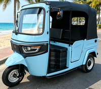 Triciclo Eléctrico Comercial para Pasajeros con Llanta de Hierro y Gran Capacidad de Carga para Transporte Urbano y Suburbano