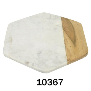 Tabla de cortar de mármol y madera, tabla de cortar de mármol blanco estándar, barata y barata - Product Image 2