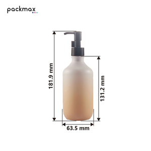 <b>200ml</b> 300ml Thickened Body Lotion <b>Bottle</b> with Pump - Frosted Gradient Shampoo Shower Gel Container Custom - Product Image 3