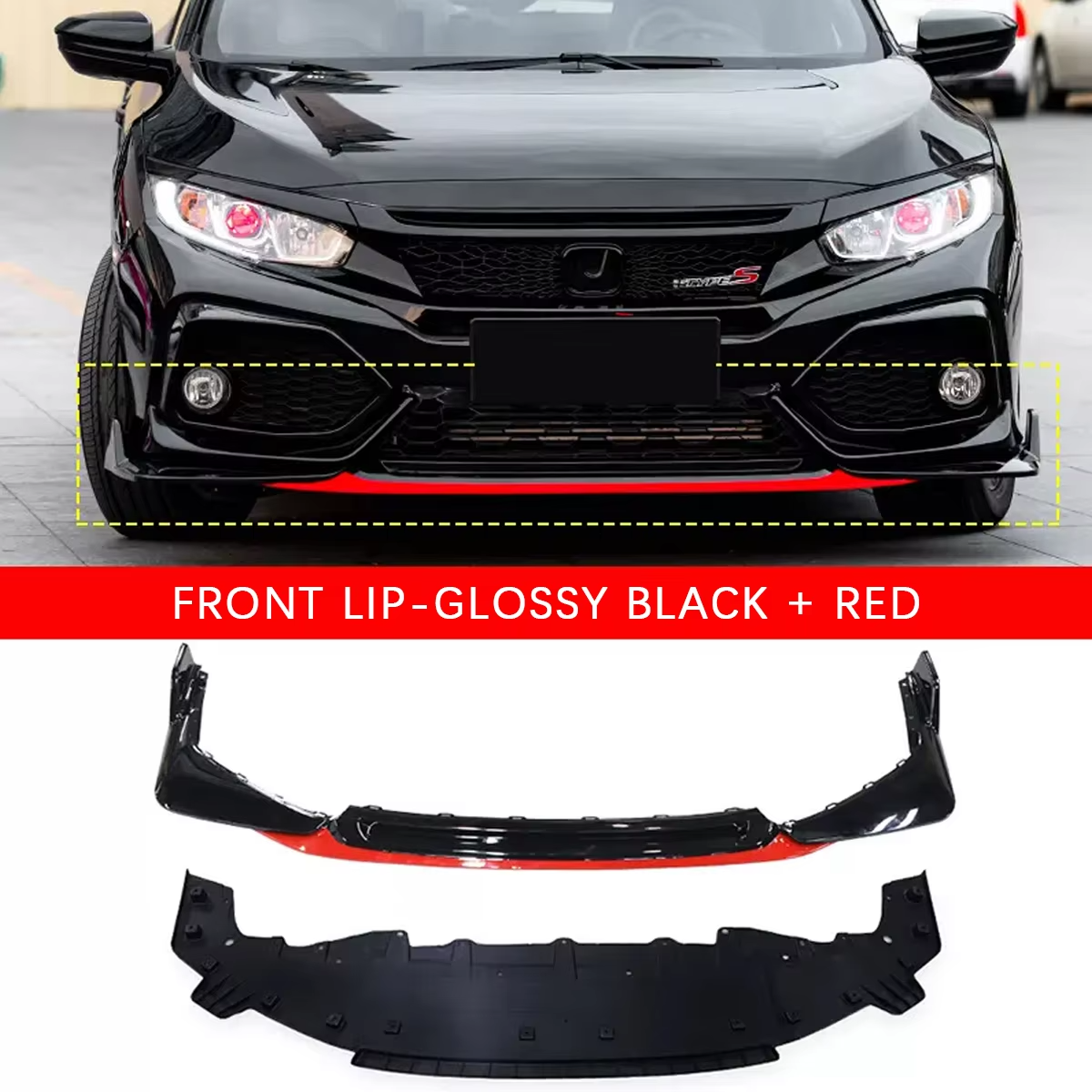 Front Black Red