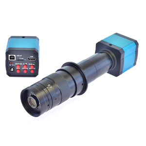 Universal 14MP USB Microscope Camera Set with Boom Arm Bracket, 180X Lens &amp; <strong>Remote</strong> <strong>Control</strong> - Product Image 6