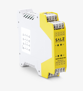 Safe E-Stop <b>Relay</b> 2NO Non-Del. 2NO Del. 3S Fixed 2 Safe/2 Del. Contacts 1/2-Ch <b>Auto</b>/Man. Start SIL3/Cat4/PLe 24V AC/DC SALZ <b>Auto</b> - Product Image 3