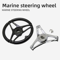 Nouveau volant marin en fibre de verre et nylon GT 34 cm pour bateau rapide/bateau d'assaut/bateau de pêche, pièces de moteur marin