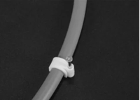 Clips de câble en nylon à bas prix de vente chauds Clips de câble plats en plastique faciles à utiliser