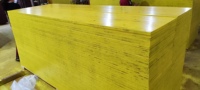Panneau de coffrage jaune 3 plis 500mmx3000mm 27mm pour coffrage