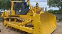 2023 STOCK utilisé Komatsu grand bulldozer lourd D155A-5 grand bulldozer bon marché à vendre à shanghai