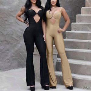 Dropshipping 2025 Summer Women Sports Hollow Jumpsuit - Product Image 4