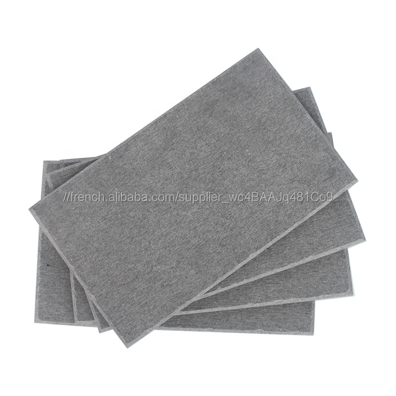 Couleur mur extérieur plaqué panneau de fibrociment