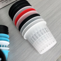 Grosir NetPot plastik hidroponik 4 inci Pot jala raksasa rumah kaca klasik Modern untuk dalam ruangan luar ruangan dikemas karton