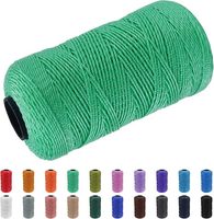 Cordon de macramé de 100 yards, corde en coton et nylon colorée, ficelle souple et flexible pour artisanat, bricolage, couture, décoration de la maison et de mariage