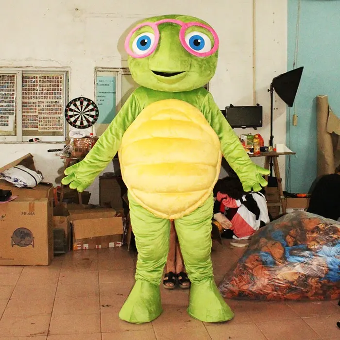 Zevk CE yeşil deniz kaplumbağası kostüm/maskot kostüm/mascottes yetişkinler için