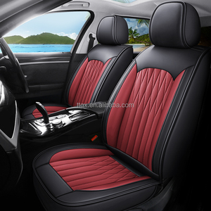 Set di 5 Coprisedili Auto in Pelle Premium Universali per Tutte le Stagioni, Accessorio Interno di Lusso per VW Golf <span class=keywords><strong>Ford</strong></span> <span class=keywords><strong>Fiesta</strong></span> - Product Image 1