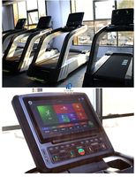 Tapis roulant électrique commercial YG FITNESS YG-T006 avec affichage des calories, écran tactile LCD, cadre en acier, garantie de 3 ans pour salle de sport