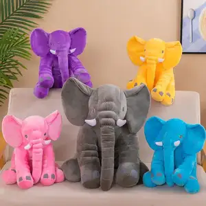 Fluffy Cute Plushie Animal Doll Home Decor cuscino per dormire peluche ripiene elefante giocattoli per bambini adulti