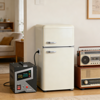 Stabilizer Tegangan AVR Tipe Relay AC Satu Fasa Layar LCD Perlindungan Keamanan Penuh Proteksi Beban Berlebih Panas Berlebih Sirkuit Pendek 0.5-2 KVA