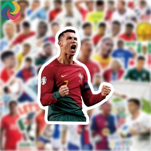 Offre Spéciale Coupe du Monde de Football 2026 : Autocollants Événementiels Étoiles du Sport, Tatouages Temporaires Imperméables en PVC, Étiquettes Imprimées UV Vernies - Product Image 3