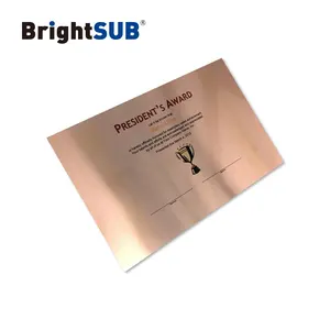 승화 알루미늄 장 BrightSUB 승화 금속 장 염료 광택 있는 공백 입히는 금속 장 열전달 사진 인쇄