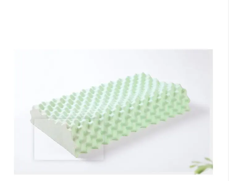 Orthopedic pillow made of latex machine inject 100% natural neck shredded manufacturers latex pillows