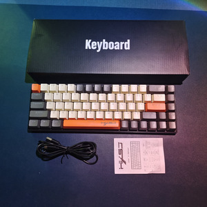 <span class=keywords><strong>Clavier</strong></span> mécanique compact portable K88 à 68 touches, interrupteur bleu, rétroéclairage RVB coloré, <span class=keywords><strong>clavier</strong></span> filaire pour joueur - Product Image 6