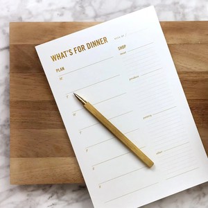 Bloc-notes personnalisé en gros, 50 feuilles, magnétique, planificateur <span class=keywords><strong>de</strong></span> repas quotidien et hebdomadaire, avec liste <span class=keywords><strong>de</strong></span> courses détachable et calendrier pour réfrigérateur - Product Image 1