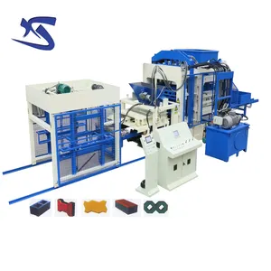 Concrete hollow block machine type qt 4-15 drawings of brick making machines