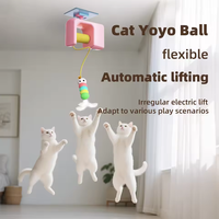 Jouet intelligent automatique de luxe pour chat Yo-Yo, interactif, pour l'exercice et le divertissement, fournitures pour animaux de compagnie