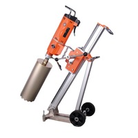 Perceuse électrique à noyau de béton à support renforcé à 3 vitesses à angle réglable Perceuse à noyau de diamant debout 220V/240V