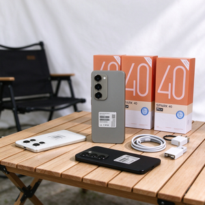 Spapk40pro+ 2026 โทรศัพท์รุ่นใหม่, หน้าจอโค้งเล็กน้อย, ชาร์จเร็ว 65W, รองรับ 4G/5G ทั่วโลก ซิมคู่ - Product Image 5