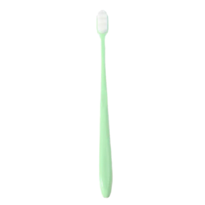 Nano Adult <b>Toothbrush</b> Set Silicone Brush <b>Head</b> Extra Soft Bristles Plastic Handle Ergonomic Design Regular Size Model SB4123 Home - Product Image 3