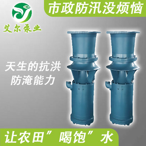 Axial Flow <b>Submersible</b> <b>Pump</b> 10000 L Min Three Phase Electric Flange Connection For Wastewater And Flood Control - Product Image 2