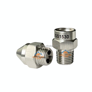 Góc hẹp máy bay phản lực đầy đủ hình nón vòi phun <span class=keywords><strong>15</strong></span> 30 độ thép không gỉ Brass rắn gg30 G30 hh30 tác động cao đường ống sạch rửa phun - Product Image 2