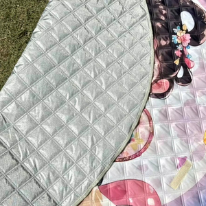 Vòng siêu âm Dã Ngoại Thảm Thêm lớn Dã Ngoại Pad bãi biển Ngoài trời Mat chăn Tote túi không thấm nước lớn Dã Ngoại thảm với 3 lớp - Product Image 5