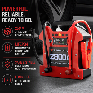 <span class=keywords><strong>Avviatore</strong></span> di Emergenza <span class=keywords><strong>per</strong></span> Auto 12V ad Alta Potenza con Corrente di Picco 2800A, Power Bank <span class=keywords><strong>per</strong></span> Avviamento e <span class=keywords><strong>Batteria</strong></span> <span class=keywords><strong>per</strong></span> Camion - Product Image 3