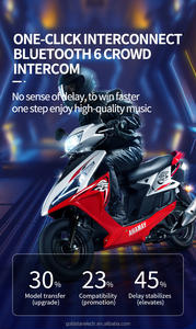 Intercomunicador para Casco de Motocicleta Europhone BT8, <span class=keywords><strong>Manos</strong></span> <span class=keywords><strong>Libres</strong></span>, <span class=keywords><strong>Bluetooth</strong></span>, para 2 Personas, Compatible con Idioma Pronunciado - Product Image 3