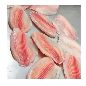 Embalaje de cartón Filete de pescado de tilapia congelado Filete de pescado de tilapia IQF IVP